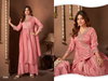 Ladies Flavour Angrakha 2 Vichitra Wholesale Kurti With Bottom Dupatta In India